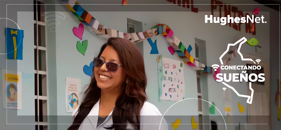 El Internet Satelital de Hughesnet sigue conectado los sueños de los estudiantes de la vereda Pinipay de San Cayetano